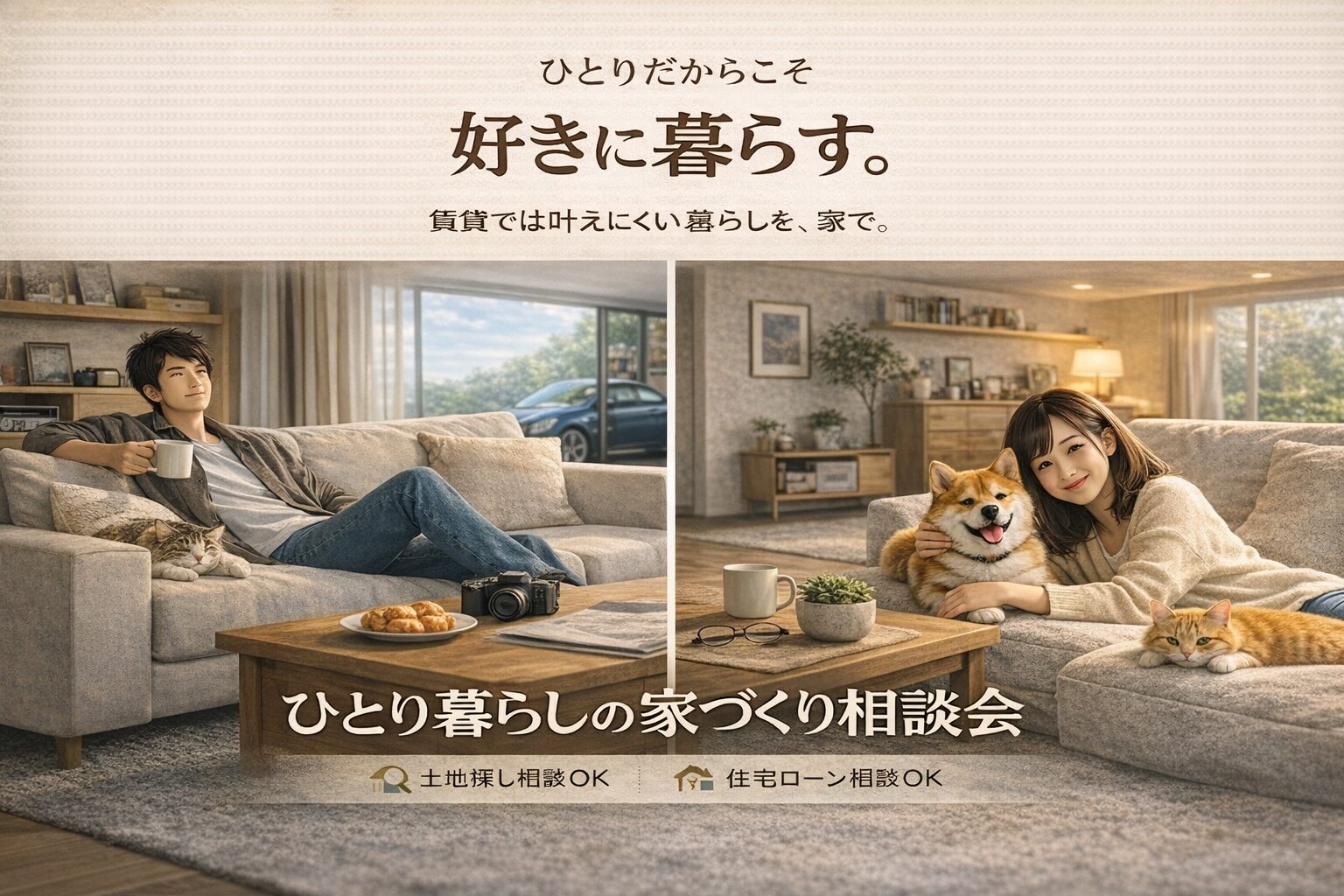 ひとり暮らし・趣味を楽しむ家づくり相談会